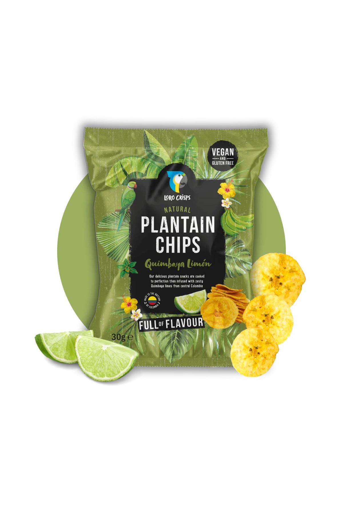 Loro Crisps Quimbaya Limon Plantain Crisps