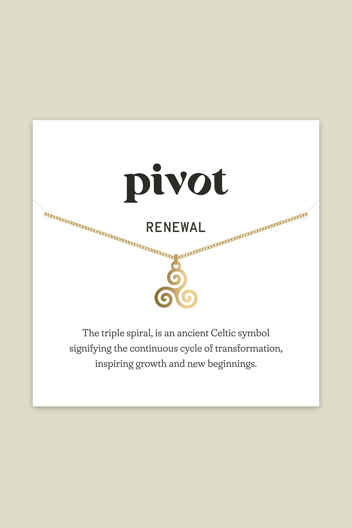 Pivot Renewal Pendant Necklace