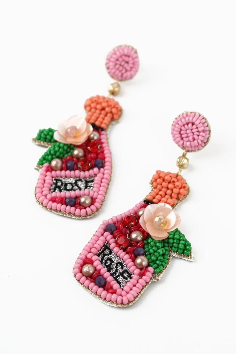 My Doris Rose Bottle Earrings