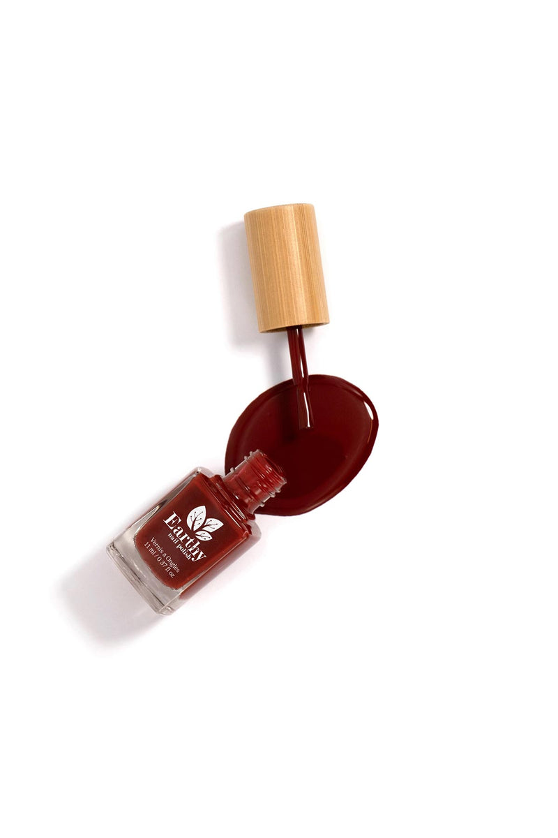 Earthy Nail Polish Ruby Red