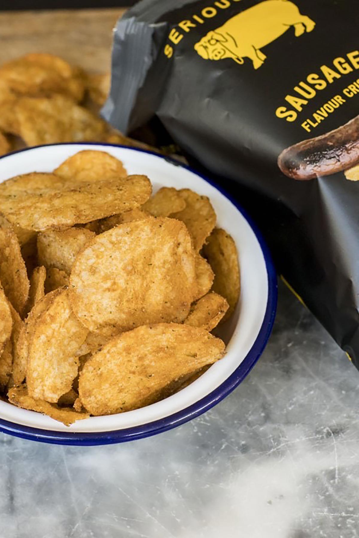 Serious Pig Sausage Flavour Crisps