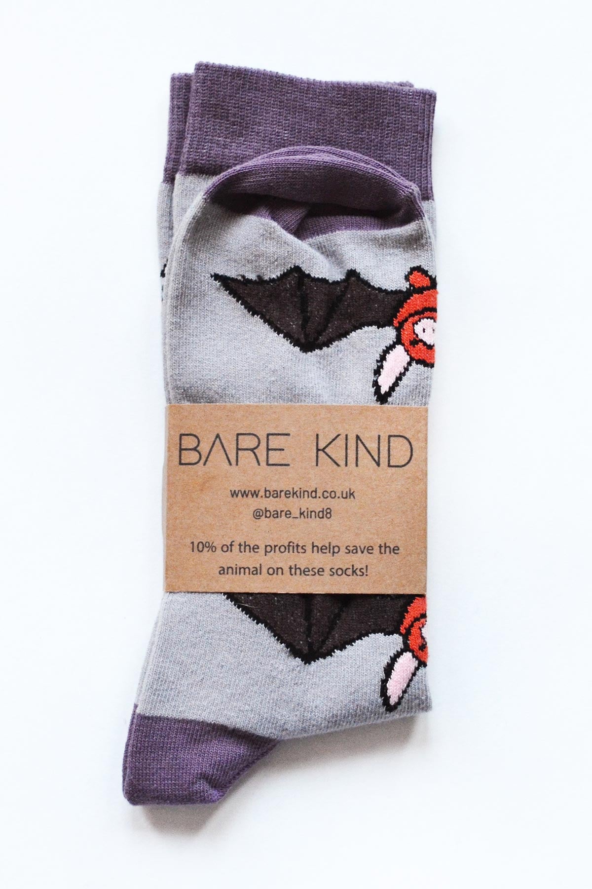 Bare Kind Save The Bats Bamboo Socks