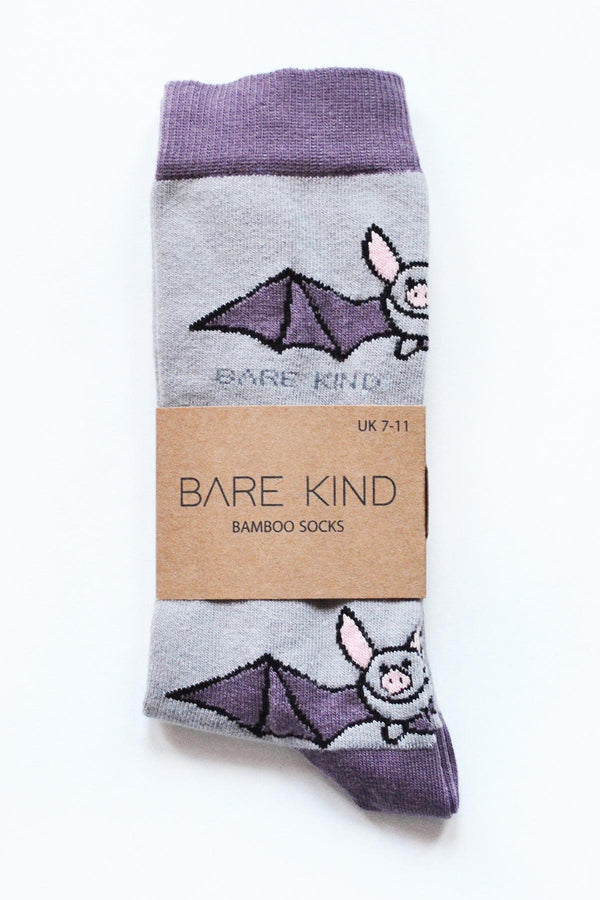 Bare Kind Save The Bats Bamboo Socks