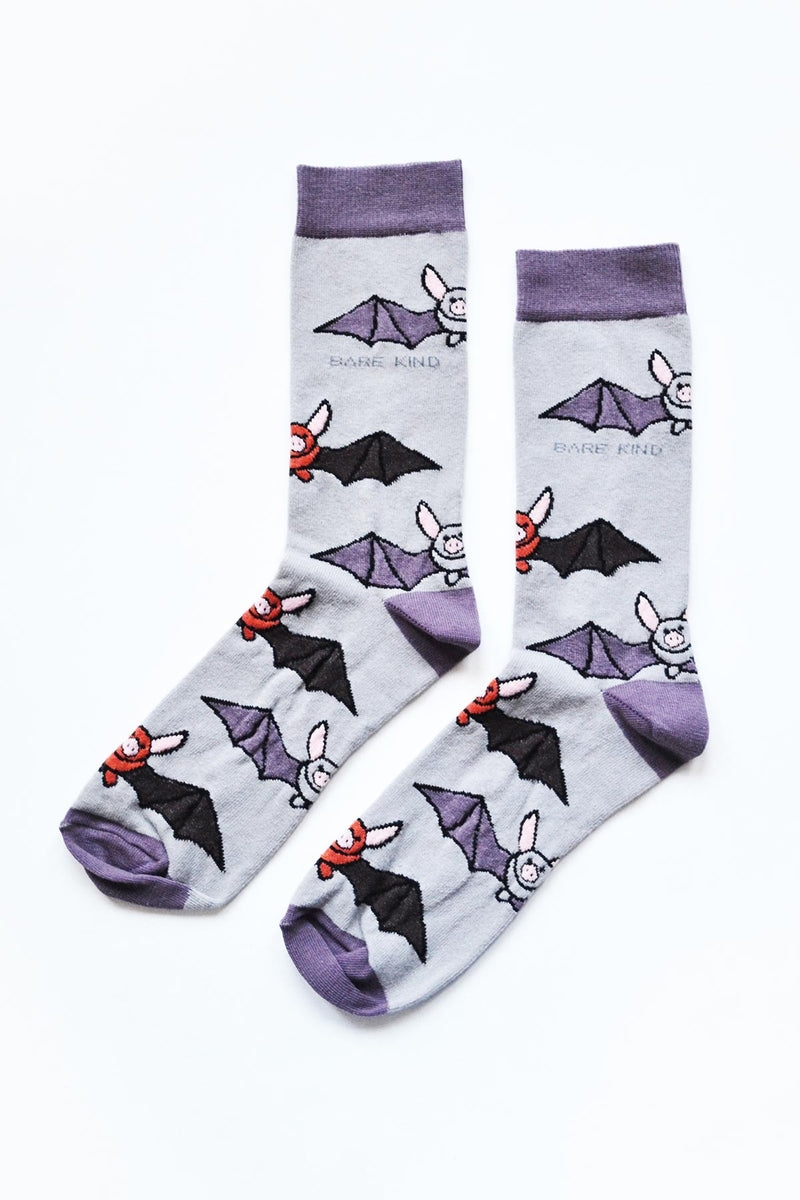 Bare Kind Save The Bats Bamboo Socks