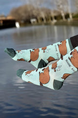 Bare Kind Save The Beavers Bamboo Socks