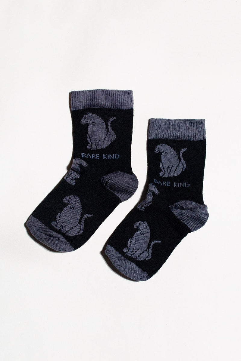 Bare Kind Save The Black Panthers Bamboo Socks For Kids