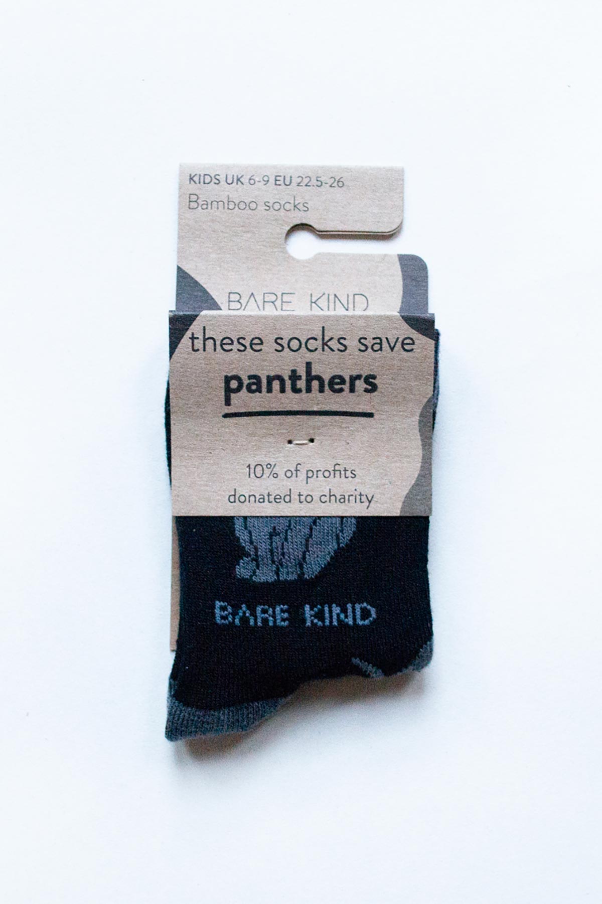 Bare Kind Save The Black Panthers Bamboo Socks For Kids