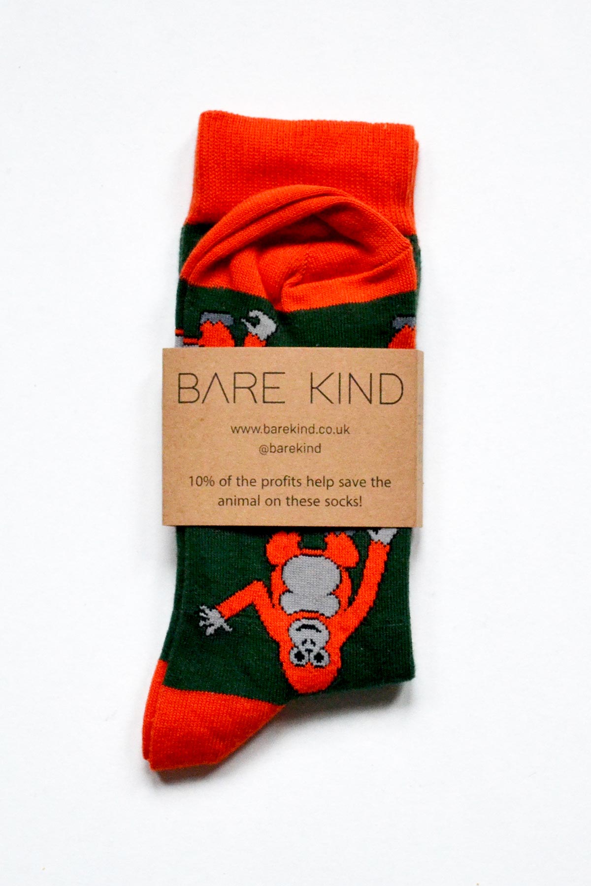 Bare Kind Save The Orangutans Bamboo Socks