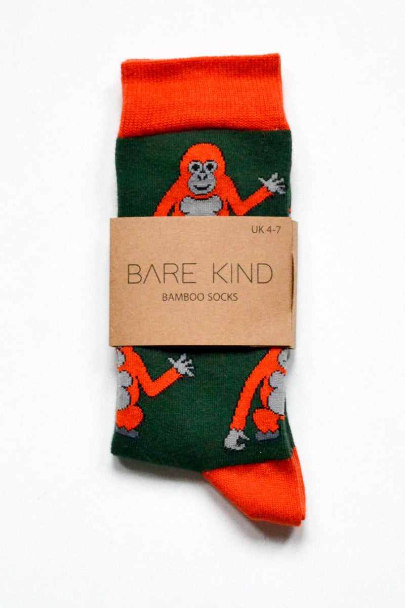 Bare Kind Save The Orangutans Bamboo Socks