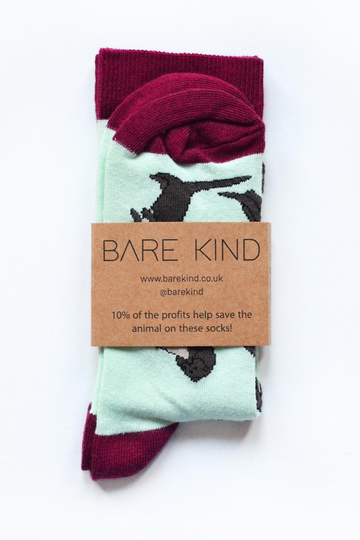 Bare Kind Save the Otters Bamboo Socks