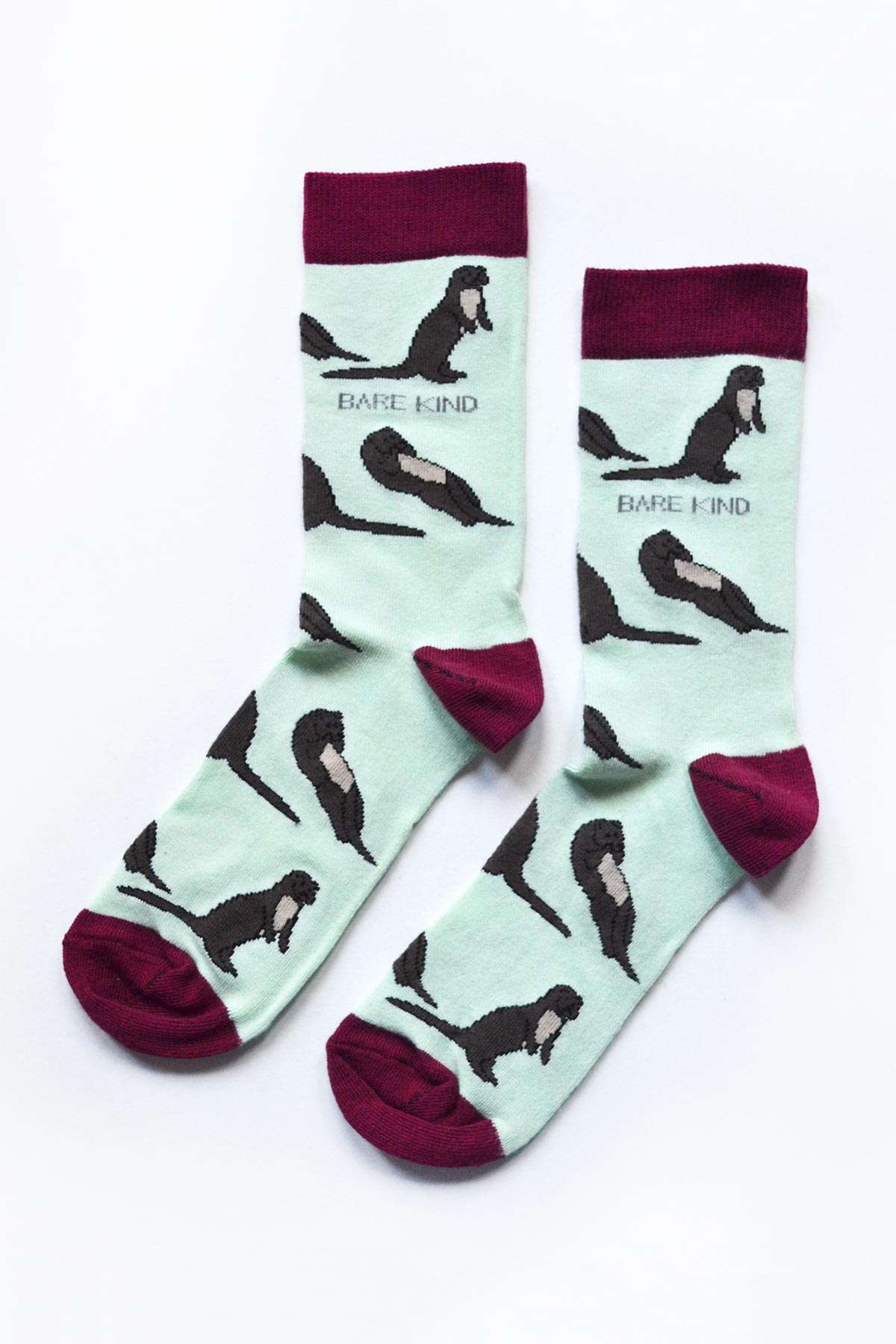 Bare Kind Save the Otters Bamboo Socks