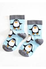 Bare Kind Save The Penguins Bamboo Socks For Kids