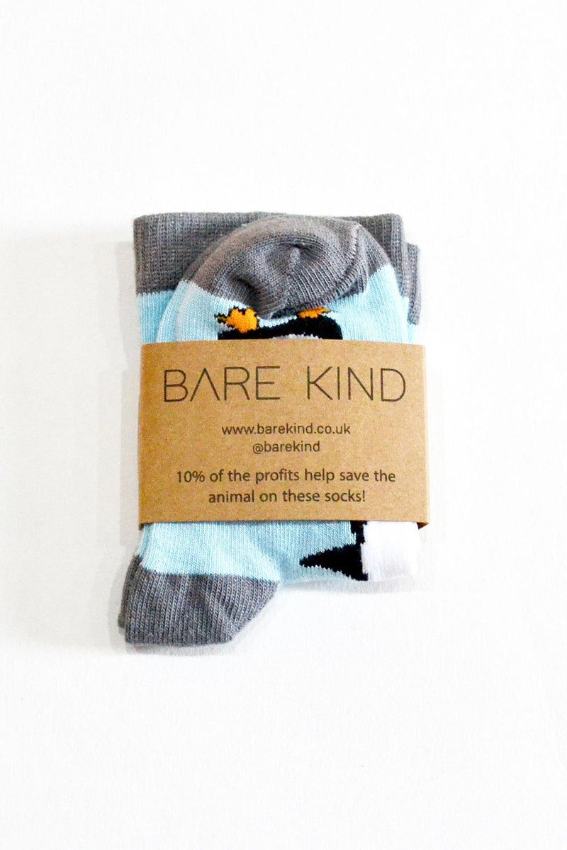 Bare Kind Save The Penguins Bamboo Socks For Kids