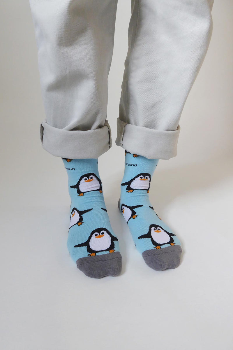 Bare Kind Save The Penguins Bamboo Socks