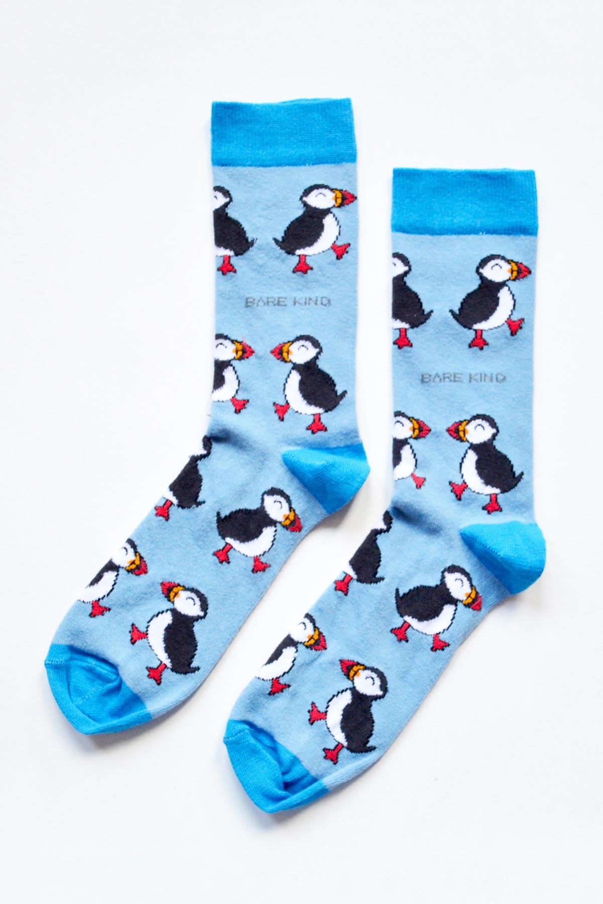 Bare Kind Save The Puffins Bamboo Socks