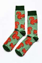 Bare Kind Save The Red Squirrels Bamboo Socks