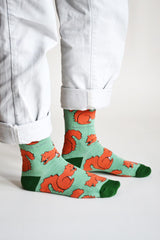 Bare Kind Save The Red Squirrels Bamboo Socks