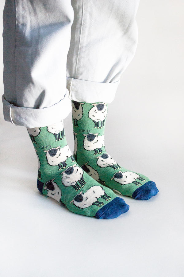 Bare Kind Save The Sheep Bamboo Socks