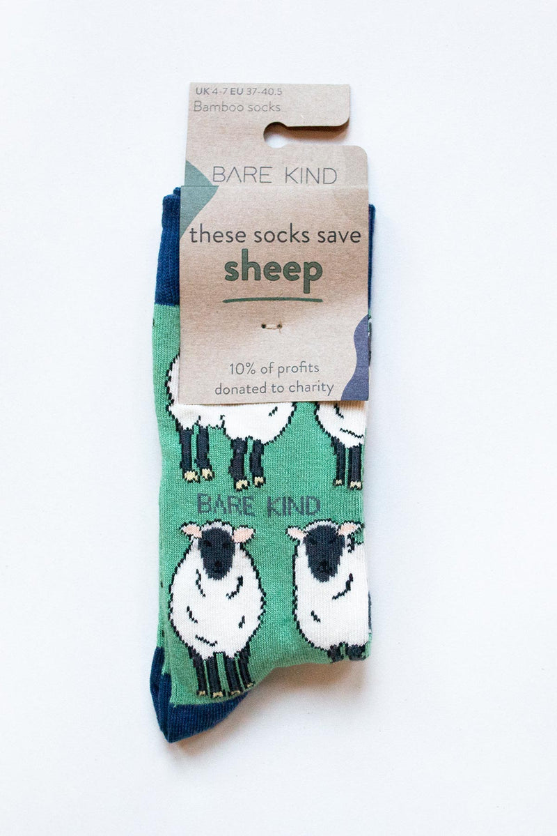 Bare Kind Save The Sheep Bamboo Socks