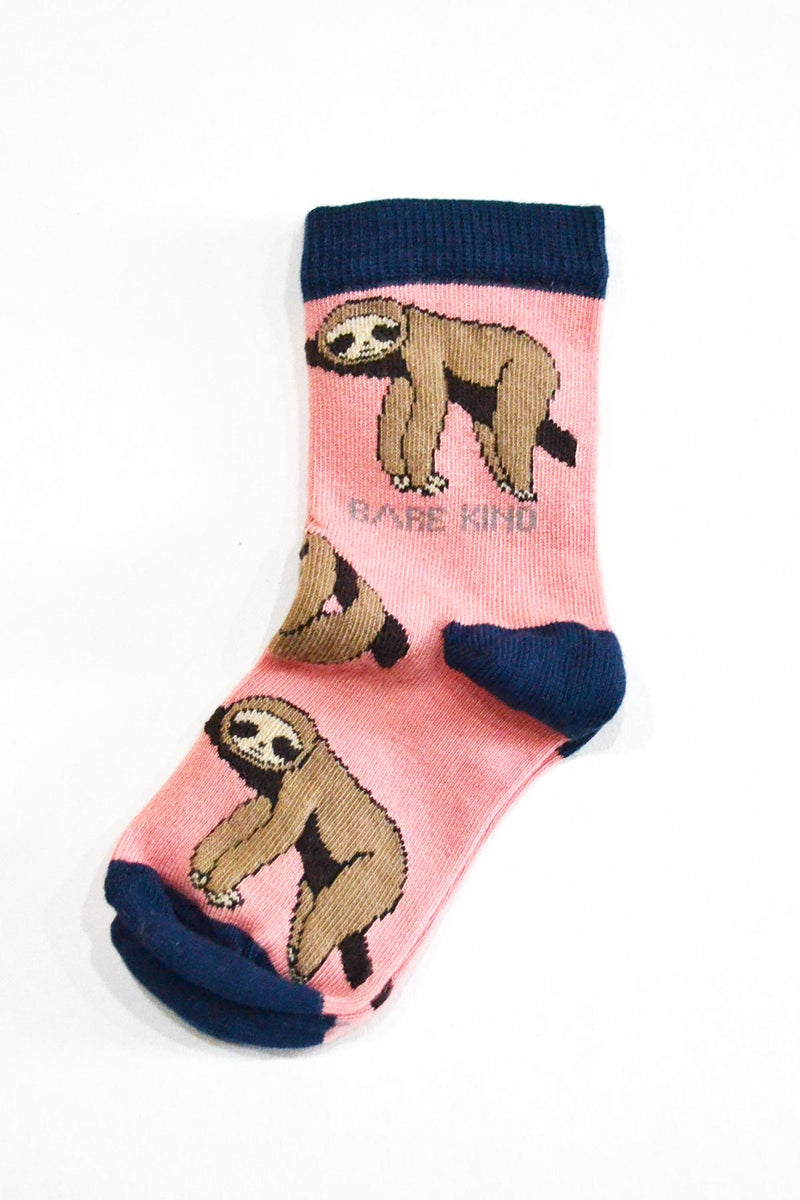 Bare Kind Save The Sloths Bamboo Socks for Kids