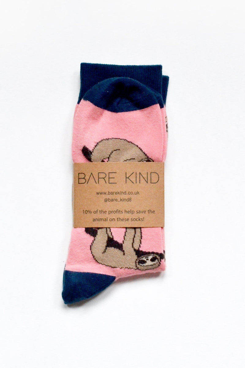 Bare Kind Save The Sloths Bamboo Socks