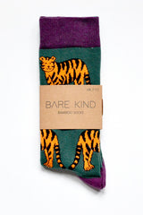 Bare Kind Save The Tigers Bamboo Sock