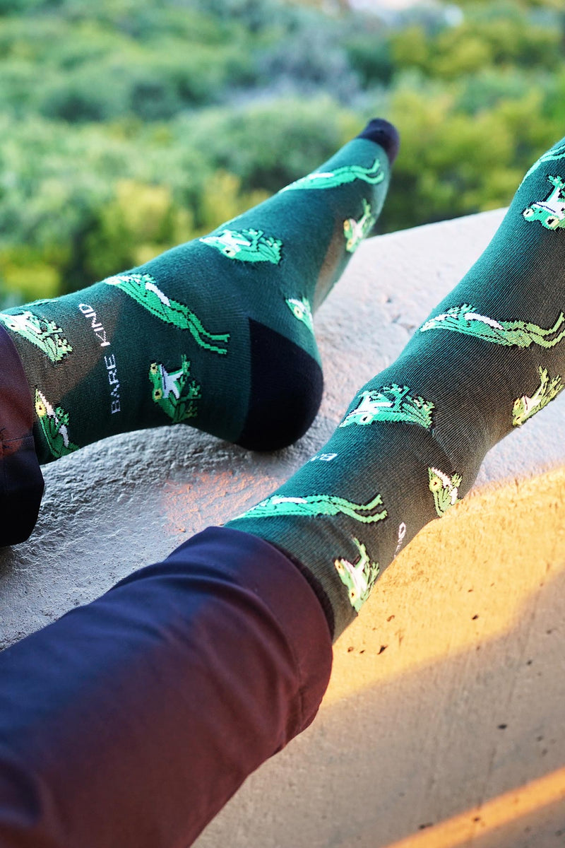 Bare Kind Save The Tree Frog Bamboo Socks