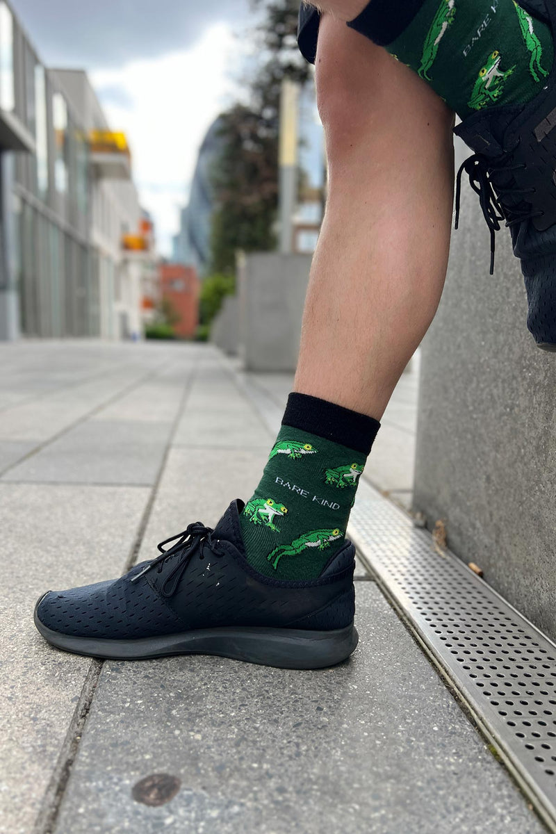 Bare Kind Save The Tree Frog Bamboo Socks