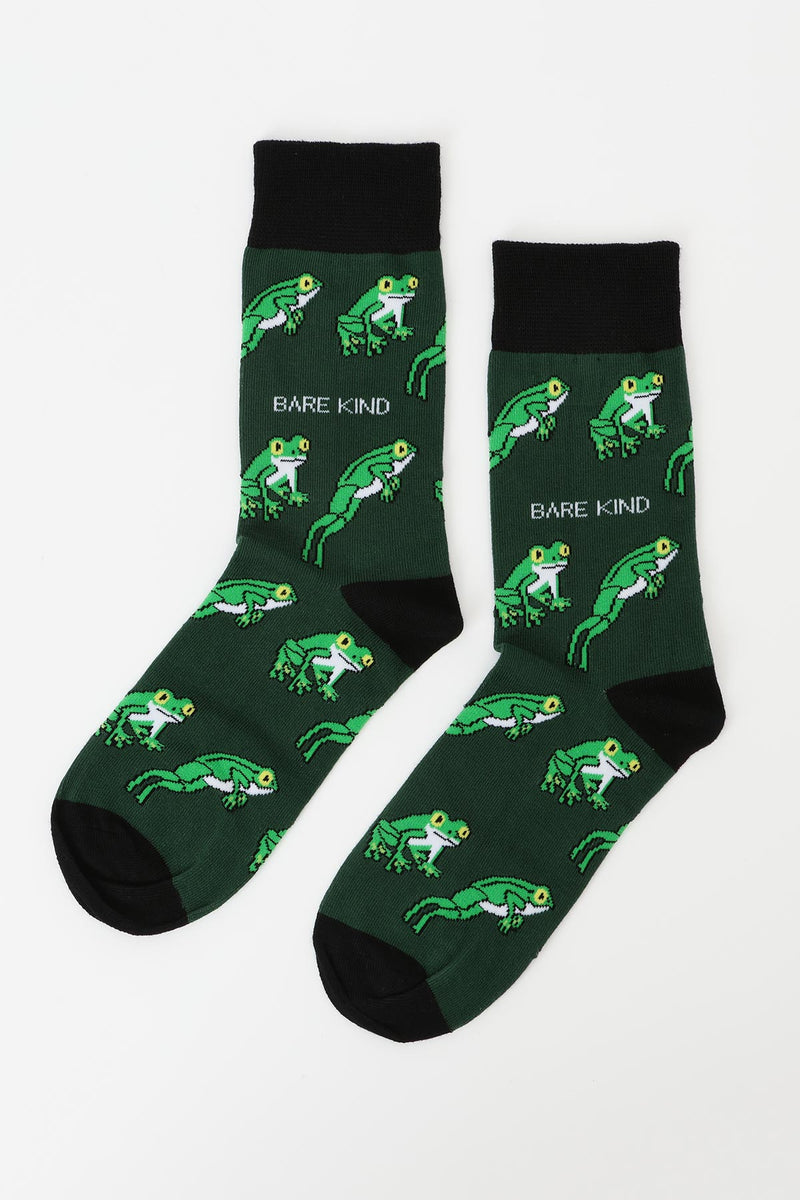 Bare Kind Save The Tree Frog Bamboo Socks