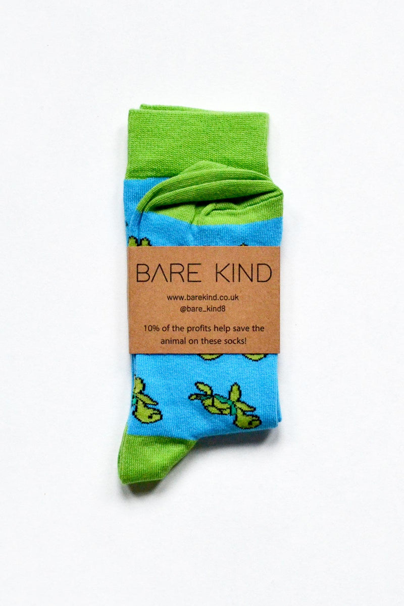 Bare Kind Save The Turtles Bamboo Socks