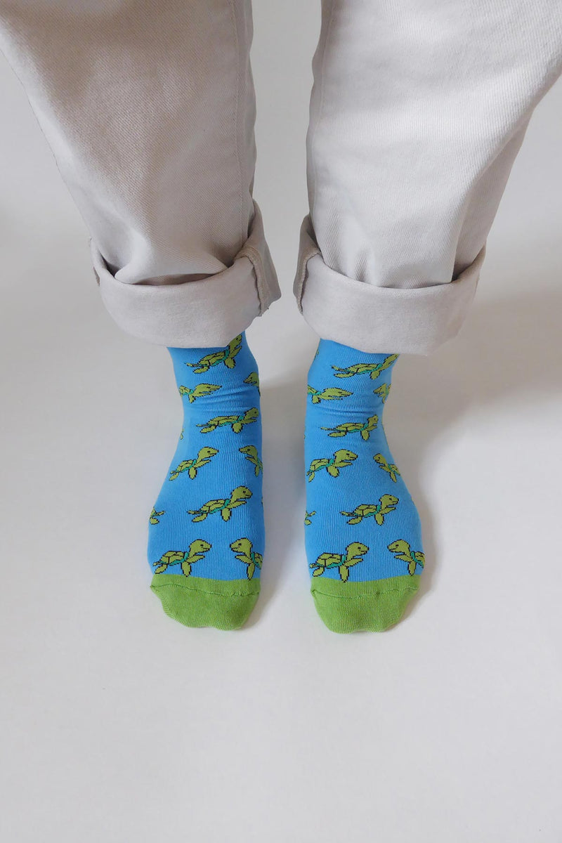 Bare Kind Save The Turtles Bamboo Socks