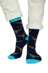 Bare Kind Save The Velociraptors Bamboo Socks