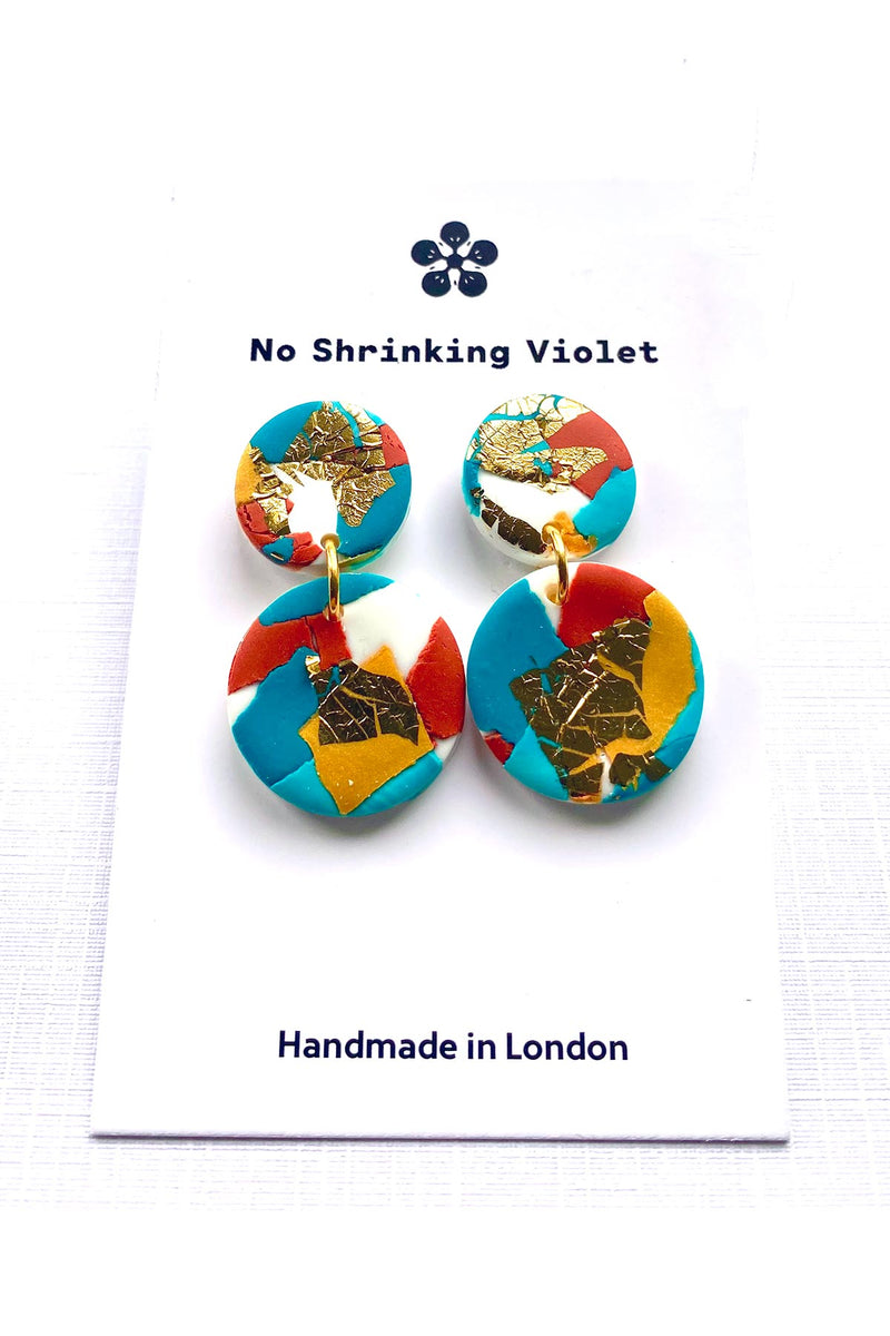 No Shrinking Violet Sea Country Small Stud Earrings