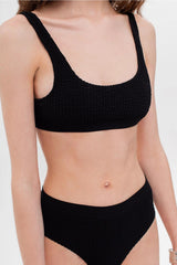 Siawear Seamless Bikini Set In Black