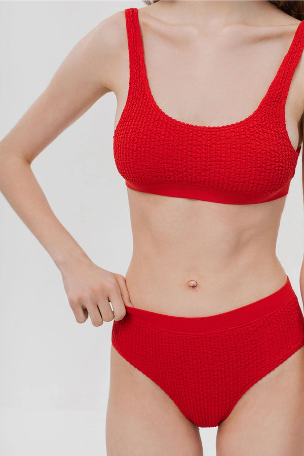 Siawear Seamless Bikini Set In Red
