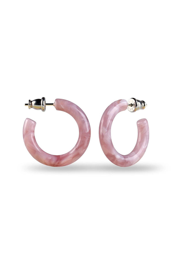 FennaAndFei Small Hoop Earrings In Heather