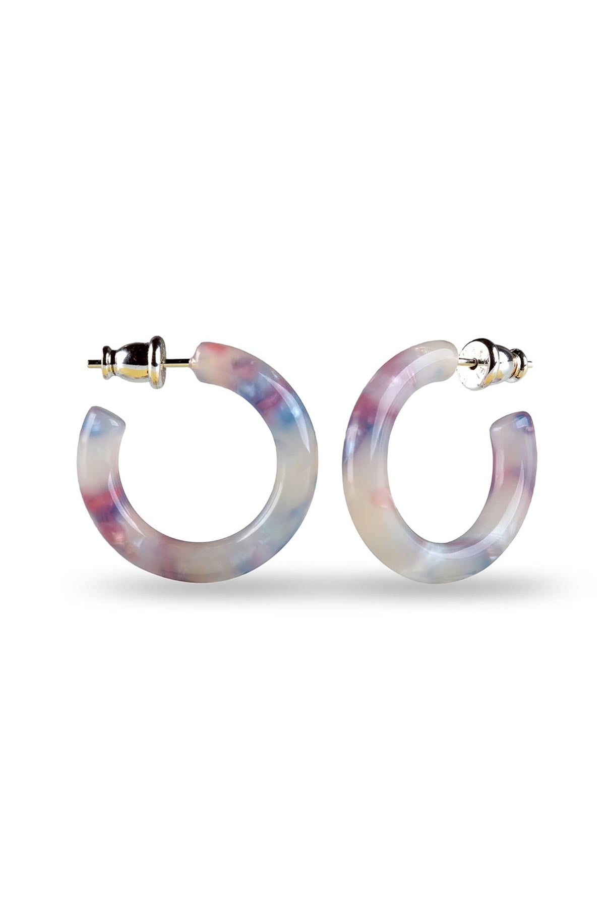 FennaAndFei Small Hoop Earrings In Unicorn