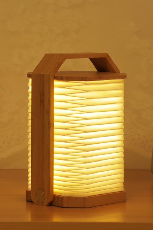 Gingko Design Smart Bamboo Origami Lamp