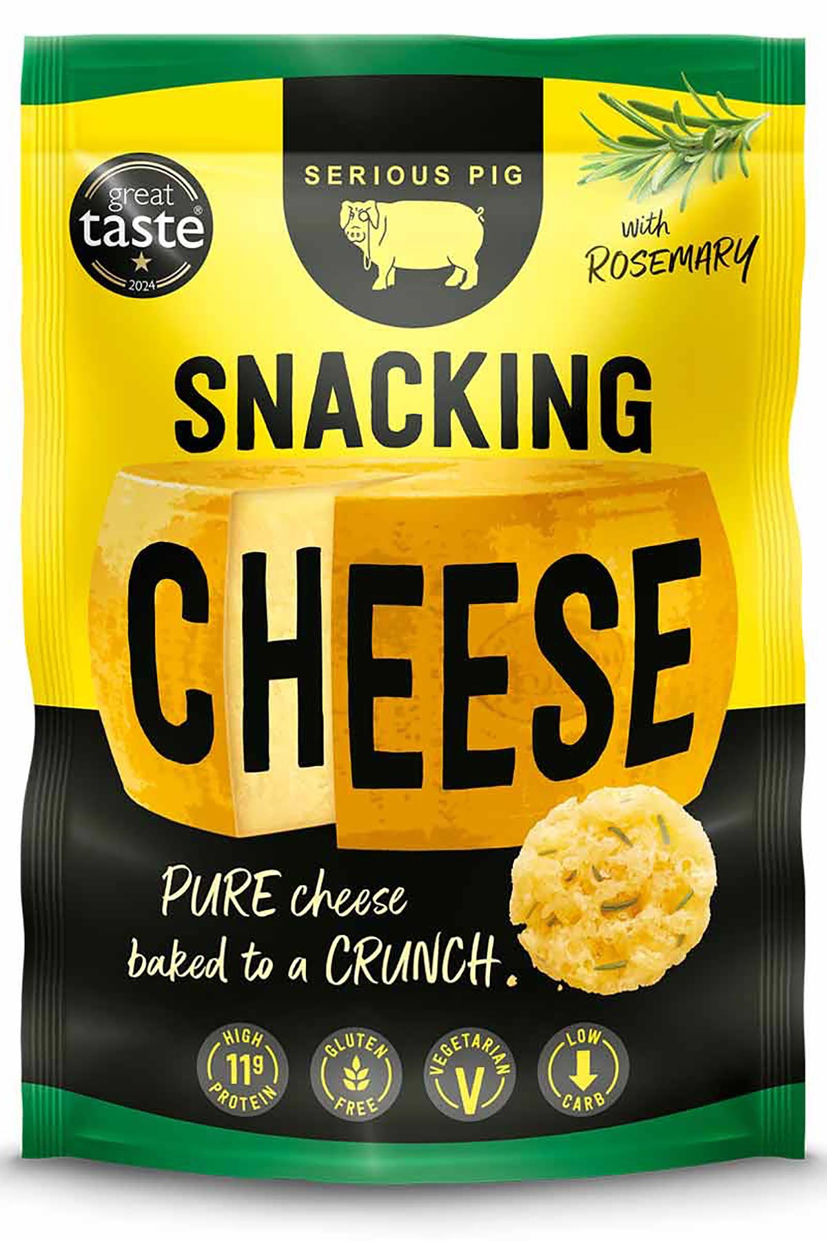 Serious Pig Snacking Cheese With Rosemary