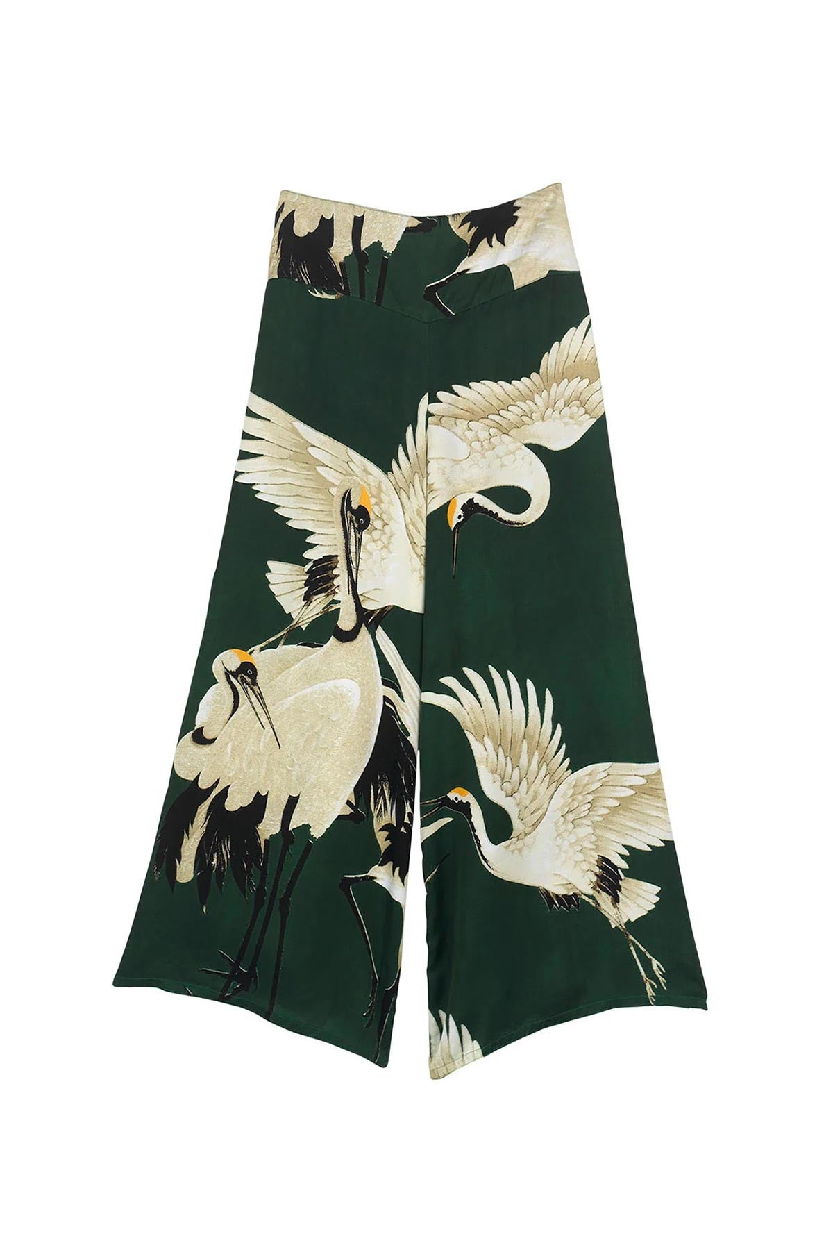 One Hundred Stars Stork Forest Palazzo Pants