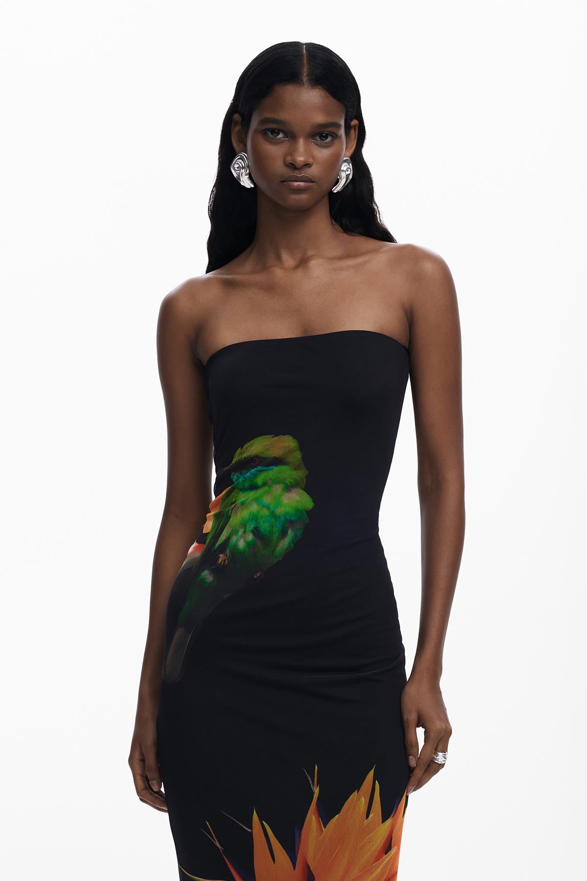 Desigual Strapless Dress