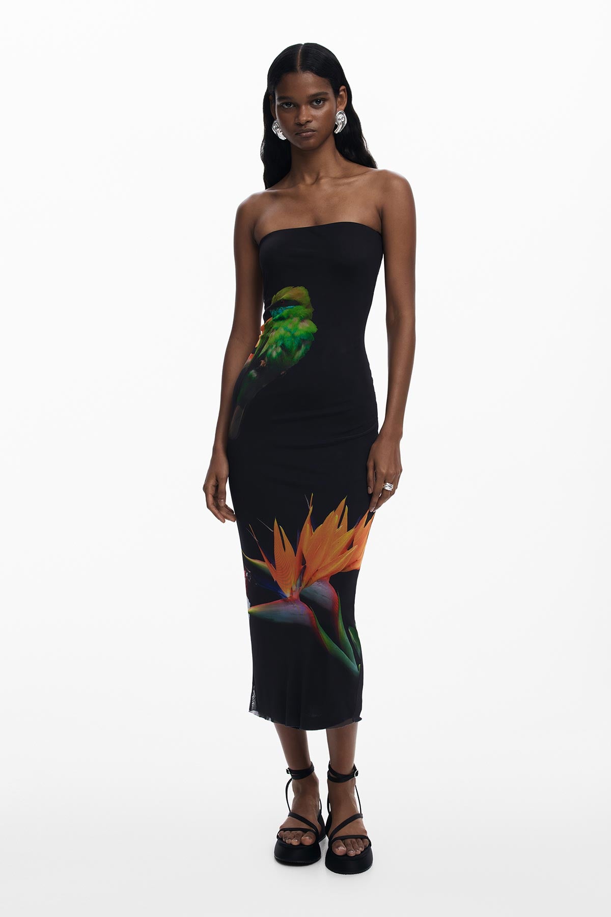 Desigual Strapless Dress