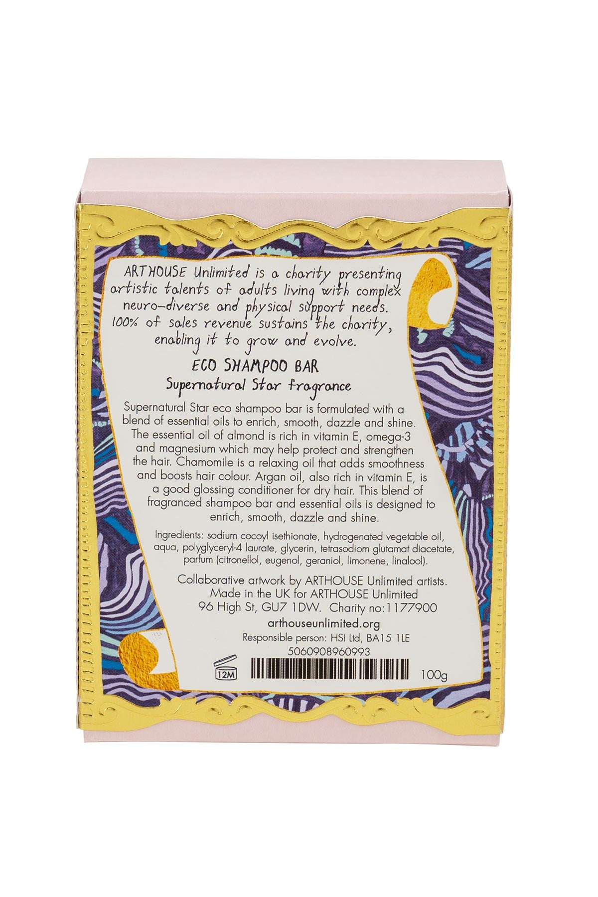 Arthouse Unlimited Supernatural Star Shampoo Bar | Energising Blend