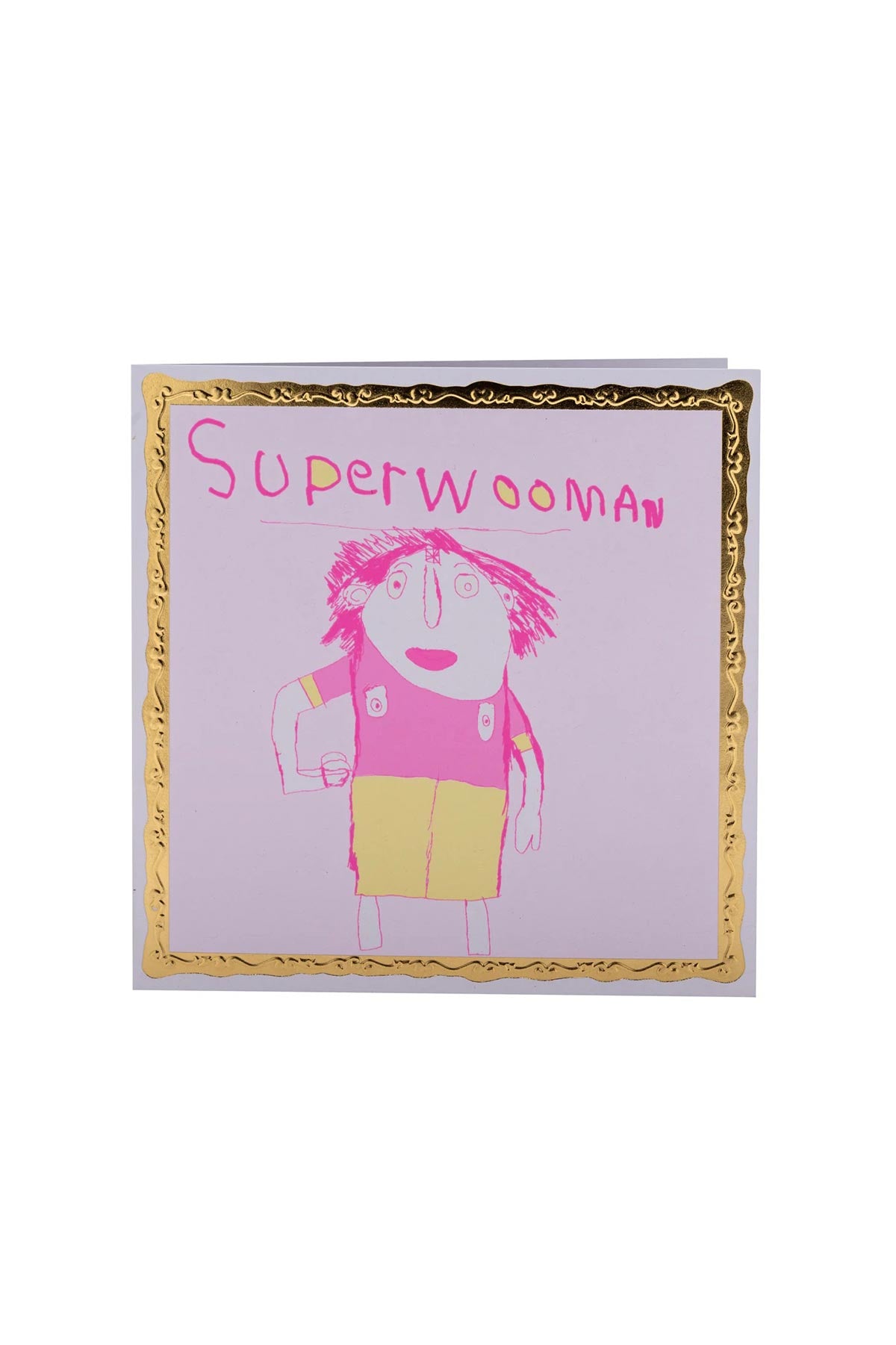 Arthouse Unlimited Superwooman Greetings Card