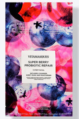 Vitamasques Supper Berry Probiotic Repair 3-Step Facial