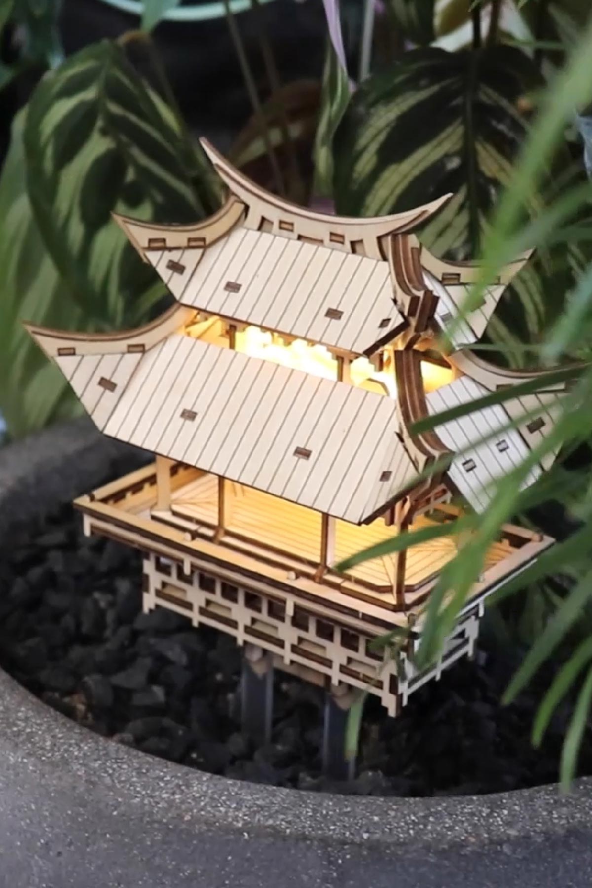 Tiny Treehouses Temple of Gratitude 3D Wooden Puzzle