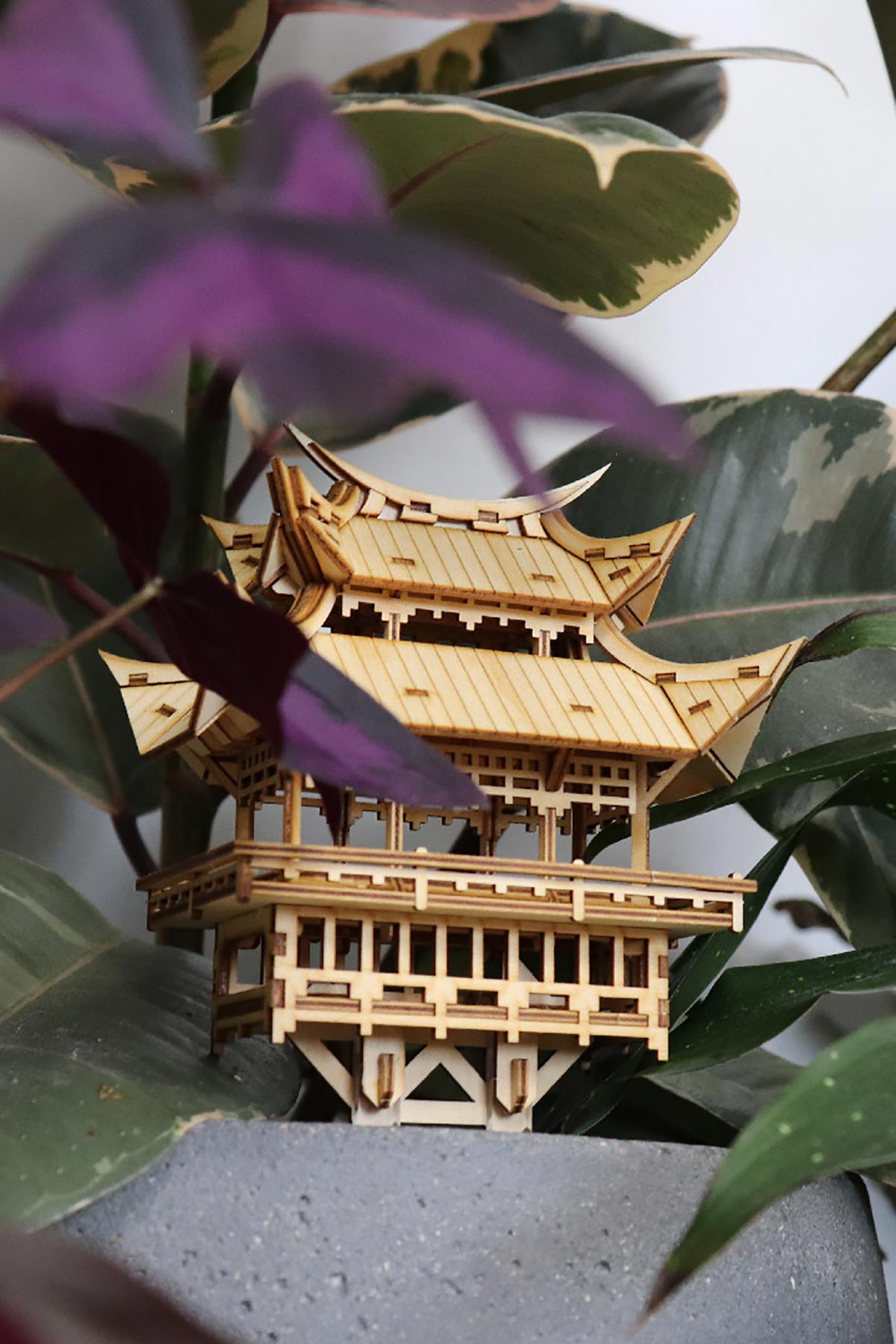 Tiny Treehouses Temple of Gratitude 3D Wooden Puzzle