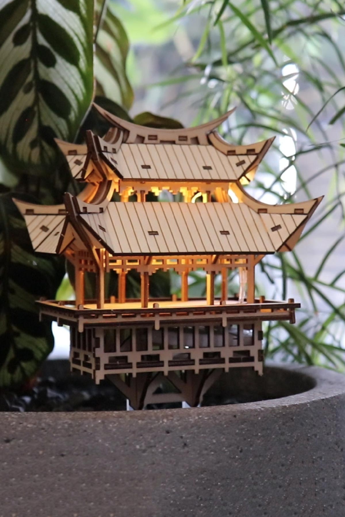 Tiny Treehouses Temple of Gratitude 3D Wooden Puzzle