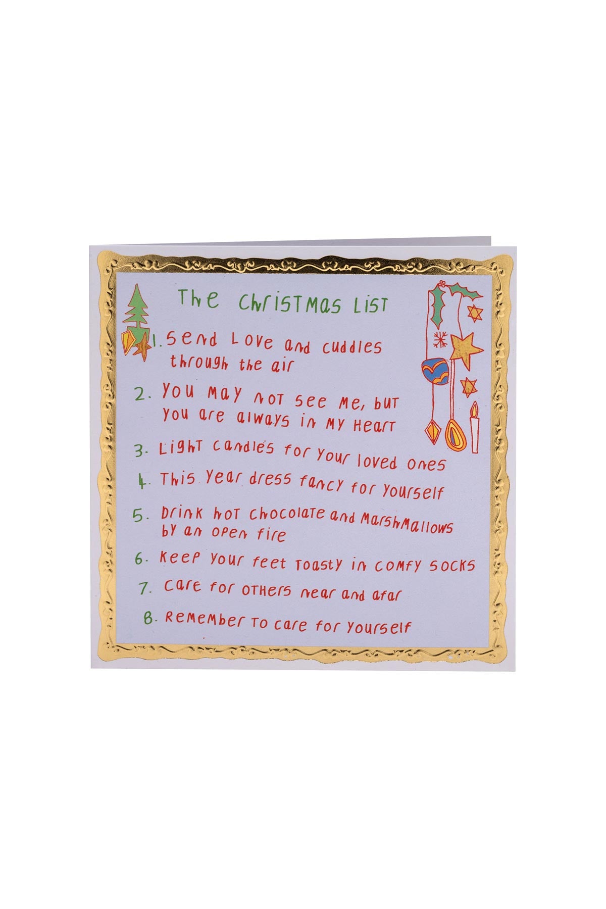 Arthouse Unlimited The Christmas List Christmas Card