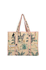 Conscious Yoga Collective The Ultimate Jungle Tote In Winter Cream